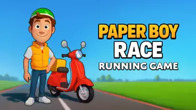 Paper Boy Race: Running Game